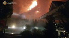 В Харькове сгорел двухэтажном коттедж (фото)