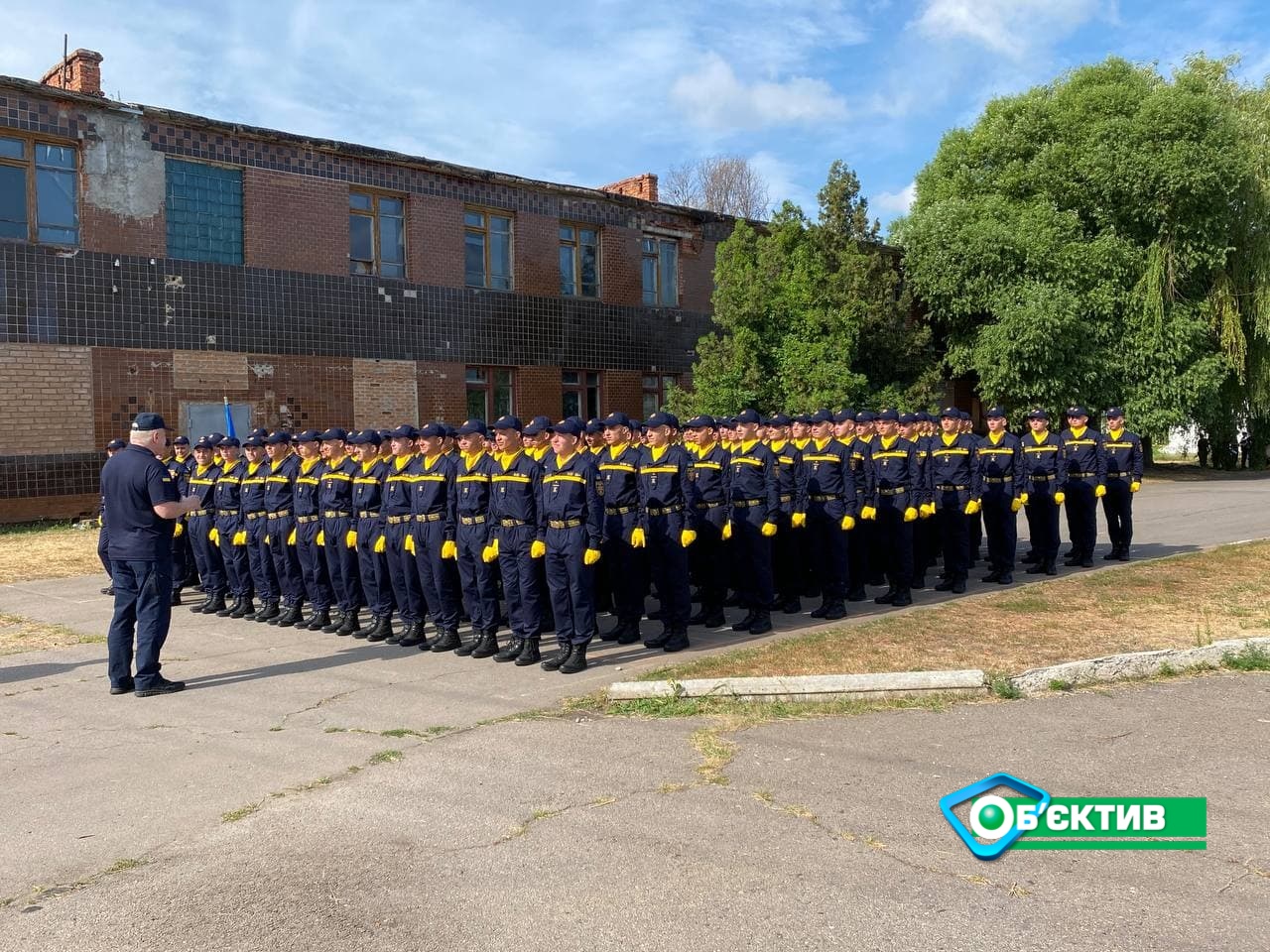 Харьковские курсанты Национального университета гражданской обороны готовятся участвовать в параде в Киеве 24 августа