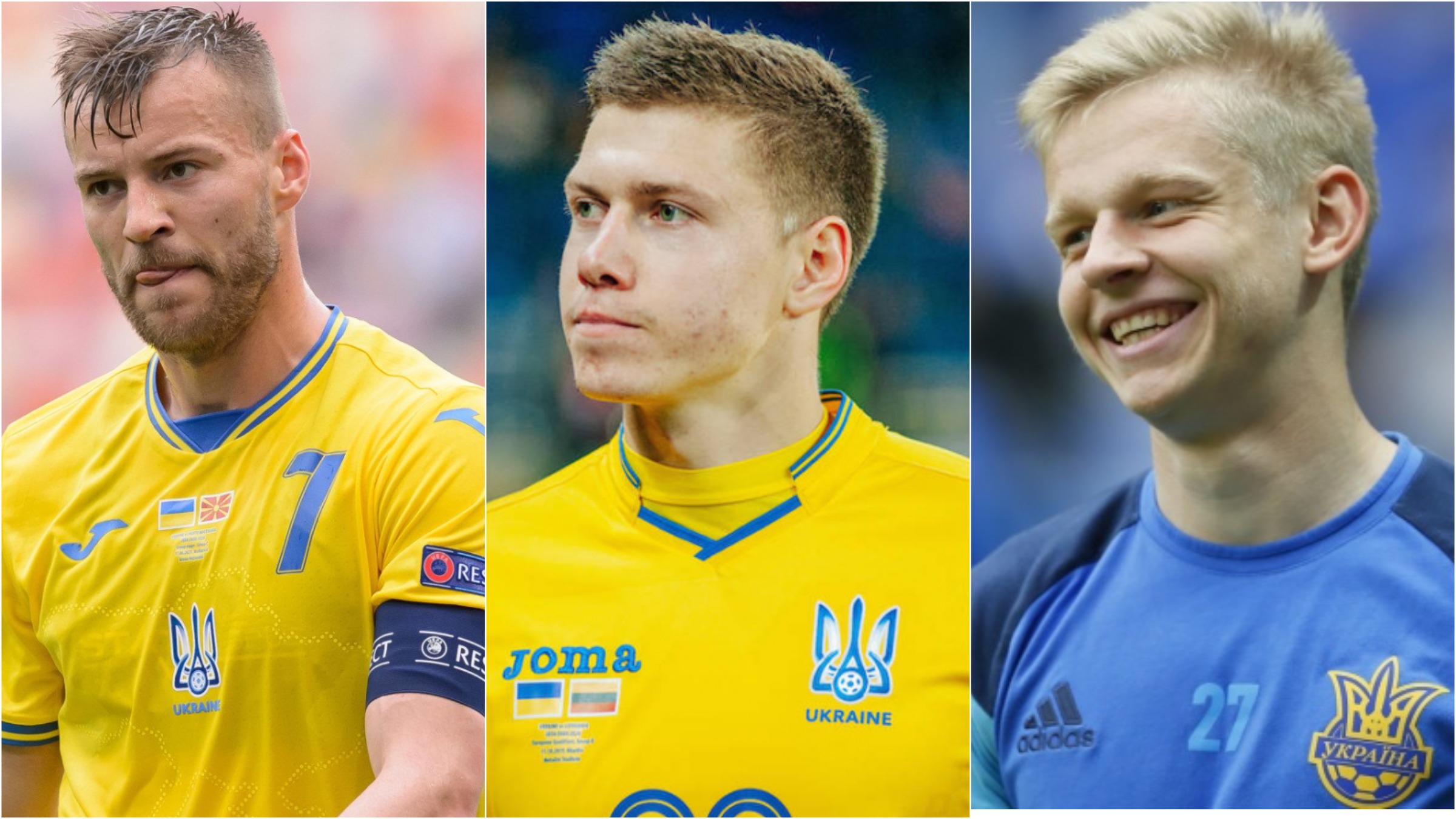Трое украинских футболистов попали в ТОП-20 лучших футболистов Евро-2020