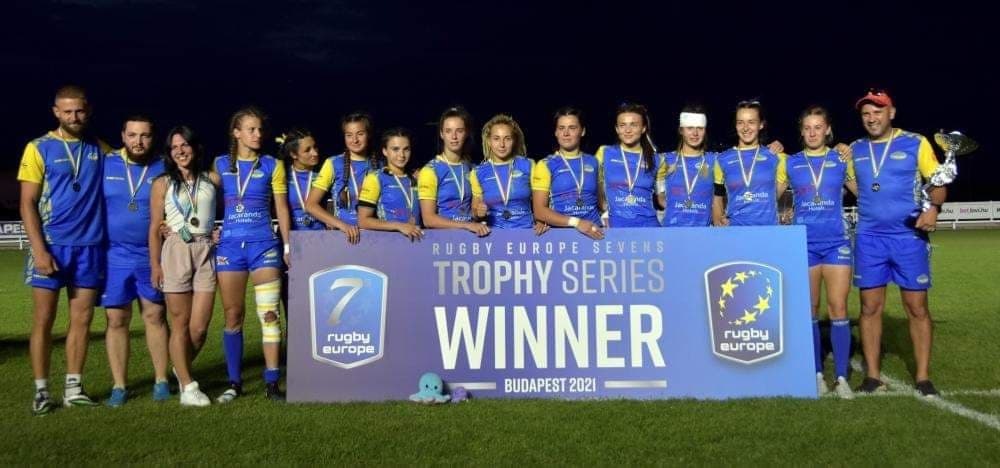 Женская сборная Украины по олимпийскому регби выиграла чемпионат Европы