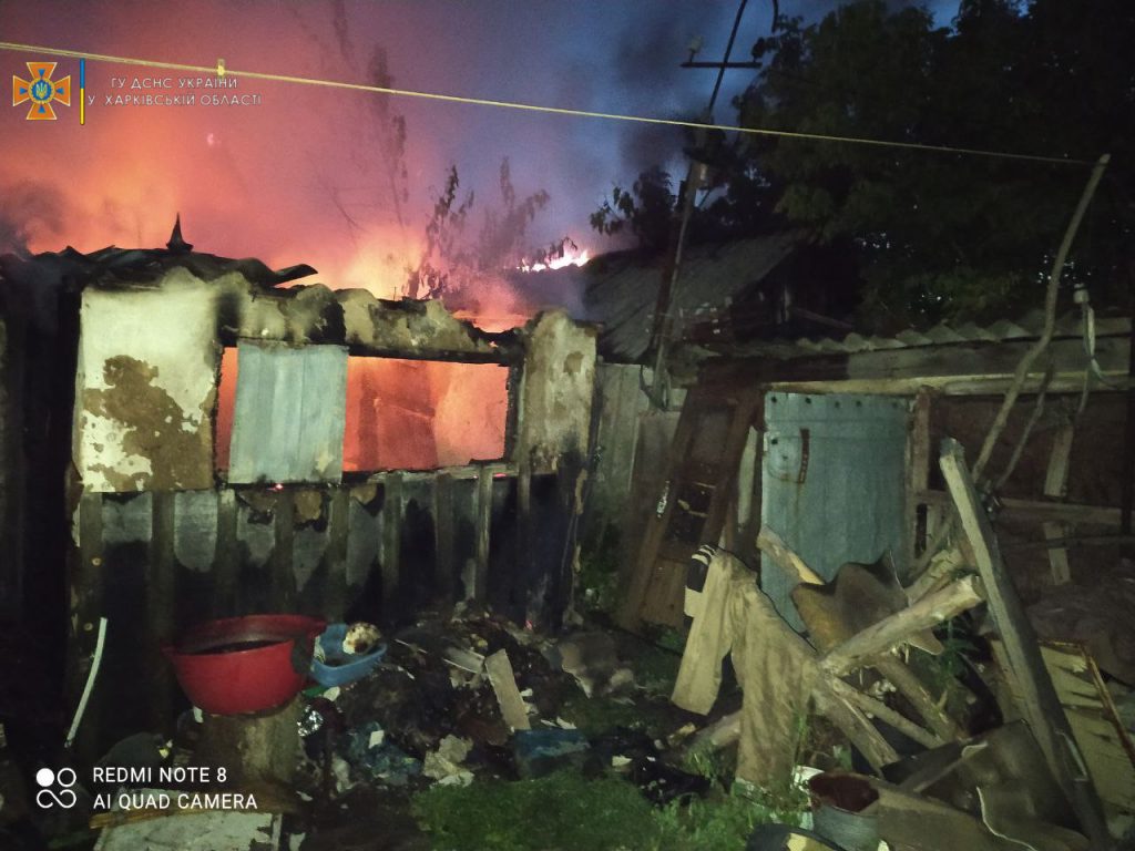 В Харьковской области во время пожара погиб пожилой мужчина (фото)