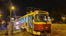 В Харькове во время движения загорелся трамвай (фото)