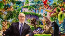 Киевская журналистика продала картину с Кернесом на фоне зоопарка