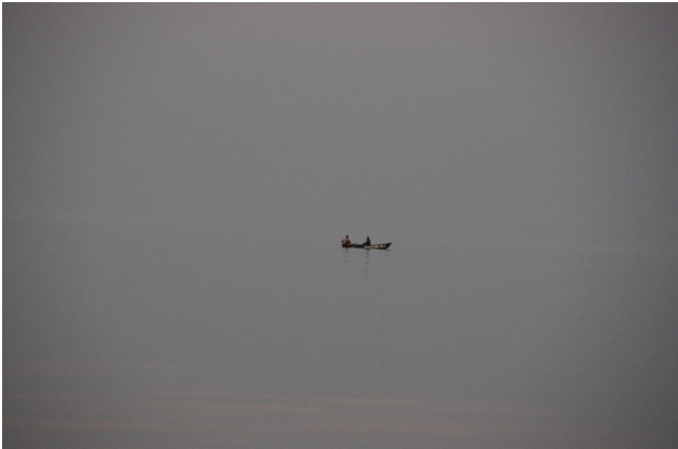 Лодка в Азовском море
