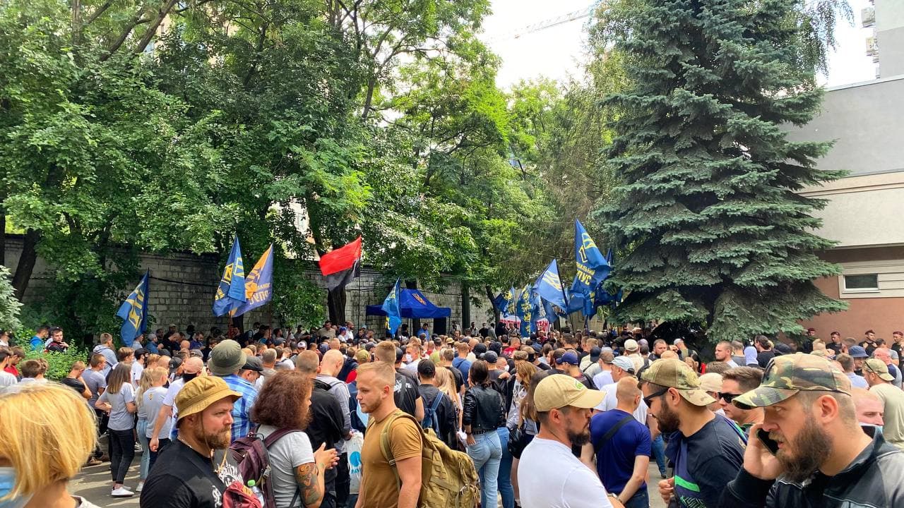В Киеве судят участников «Нацкорпуса»
