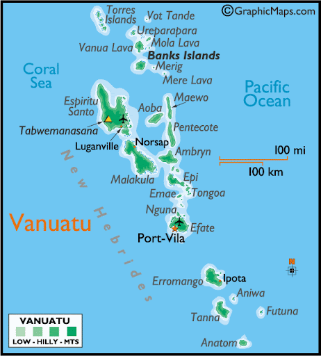 Вануату - государство на 80 островах