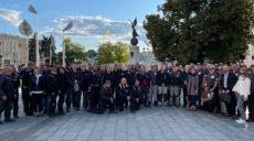 Участники ХХІ Международного Катынского мотопробега сделали остановку в Харькове