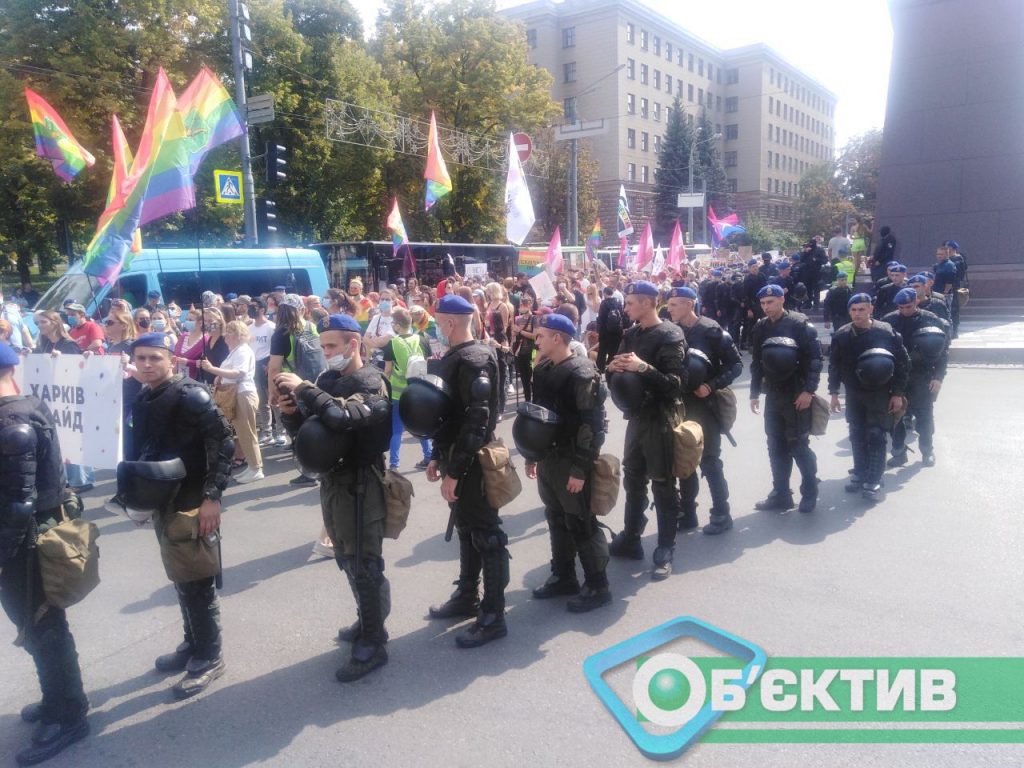 Безопасность «ХарьковПрайда» охраняли 1250 силовиков и 40 единиц спецтехники (фото, видео)