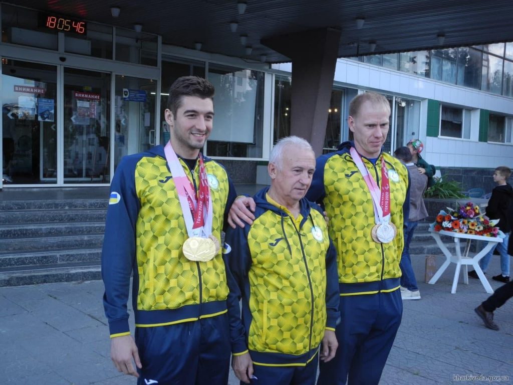 Встреча паралимпийцев в Харькове