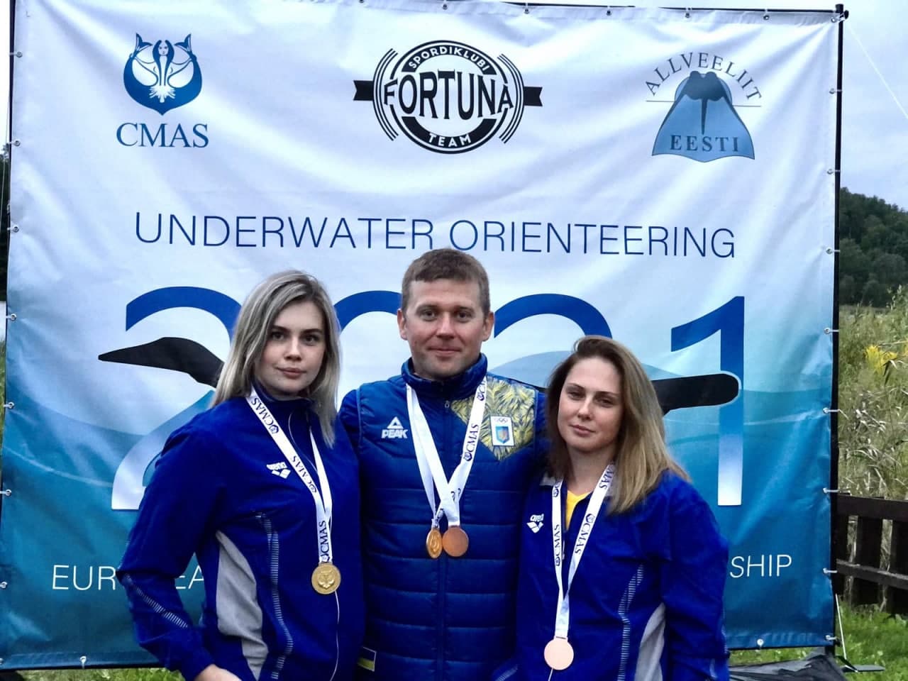 Победители и призеры чемпионата по подводному ориентированию