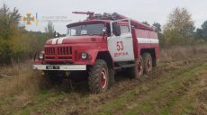 Под Харьковом женщина сгорела в деревянном доме (фото)