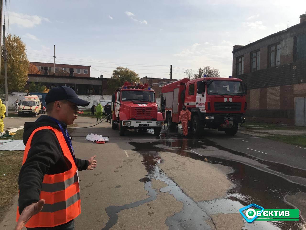 В Харькове учились ликвидировать последствия химической катастрофы 