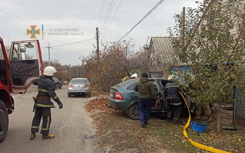 Спасатели ликвидировали пожар в автомобиле (фото)