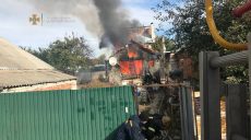 Спасатели ликвидировали пожар в частном домовладении в Харькове