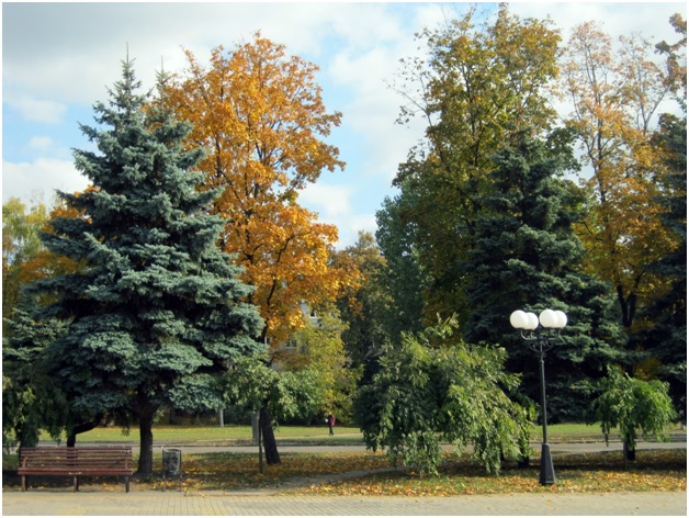 парк на пр. Индустриальном в Харькове