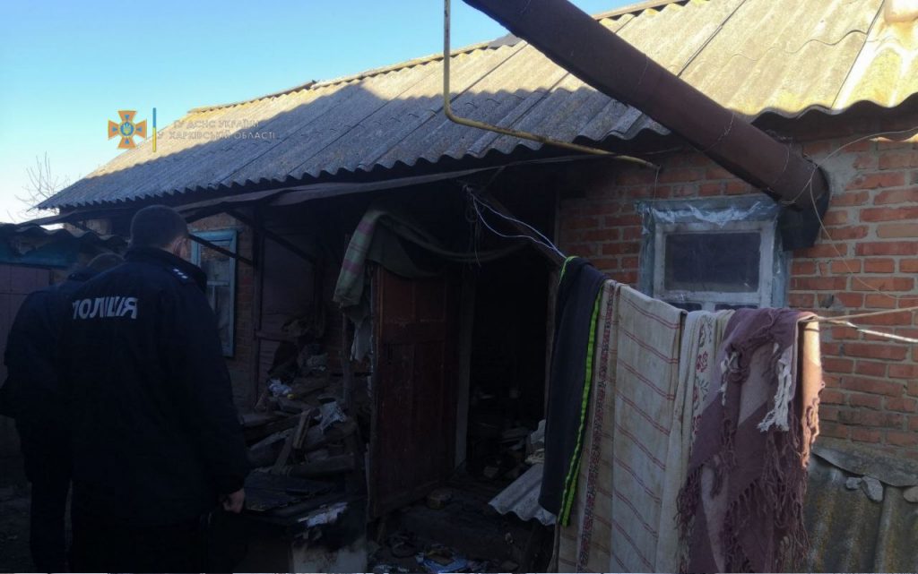 На Харьковщине 85-летняя женщина погибла на пожаре (фото)