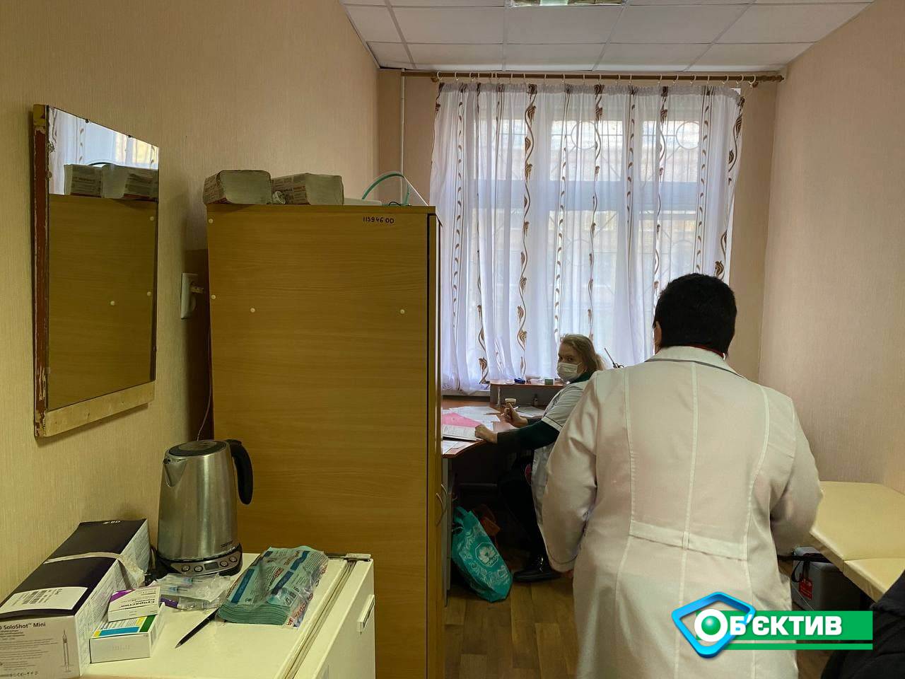 В Харькове при избирательных участках работают пункты вакцинации