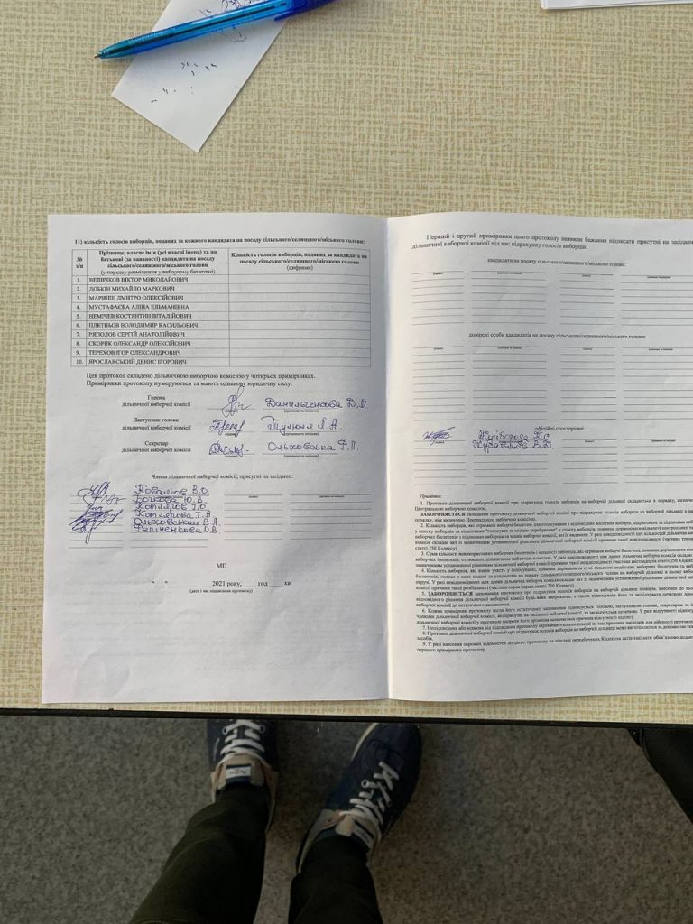 На избирательном участке подписали пустой протокол: харьковская полиция завела уголовное дело