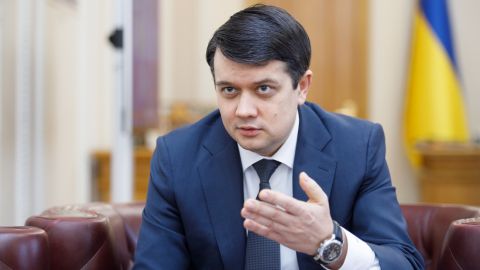 Дмитрий Разумков отстранен от ведения заседаний Верховной Рады Украины