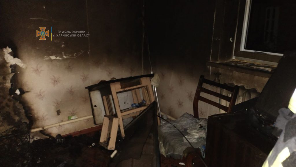В Харькове на пожаре погибла женщина (фото)