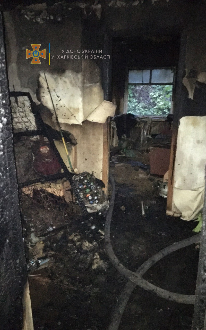 В Чугуевском районе во время пожара погибли двое людей