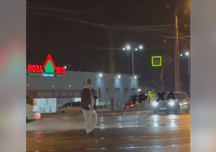 Харьковчане стали сами регулировать дорожное движение (видео)