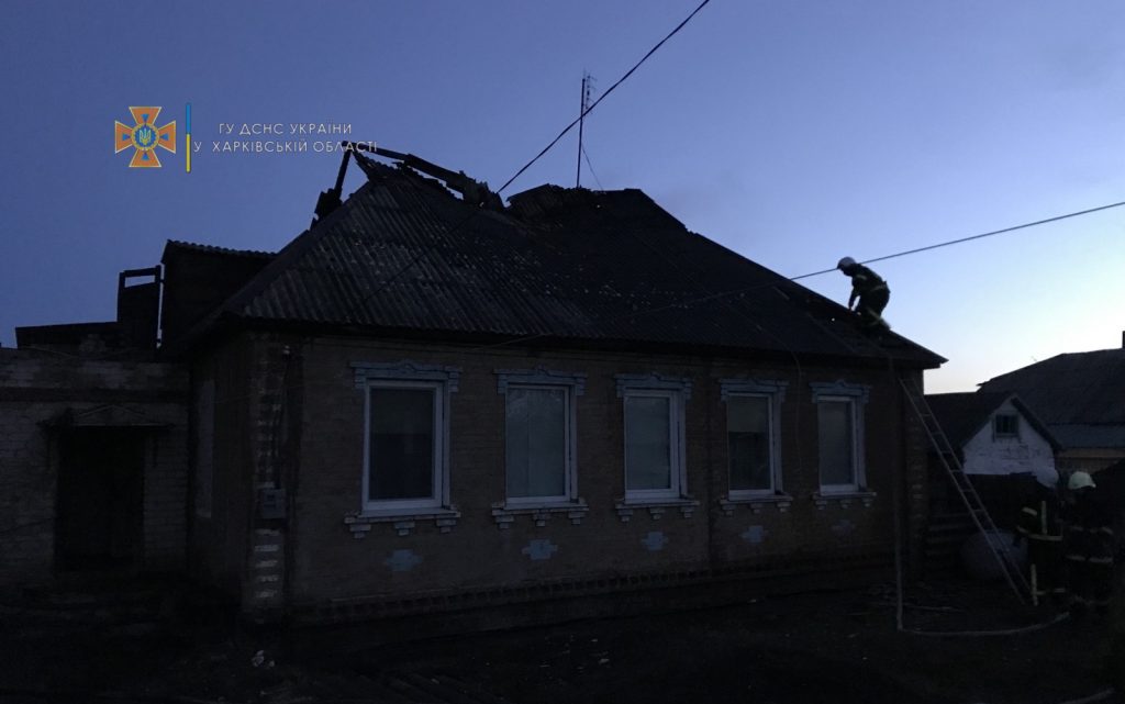 На Харьковщине вспыхнул частный жилой дом