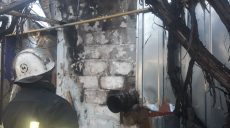 На Харьковщине горел жилой дом (фото)