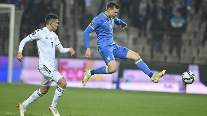 Сборная Украины по футболу смогла пробиться в плей-офф квалификации Чемпионата мира 2022
