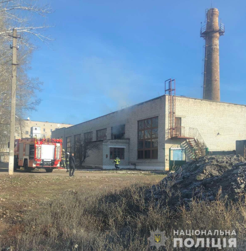 В Харьковской области горела газовая котельня: полиция готовится открыть уголовное дело (фото)