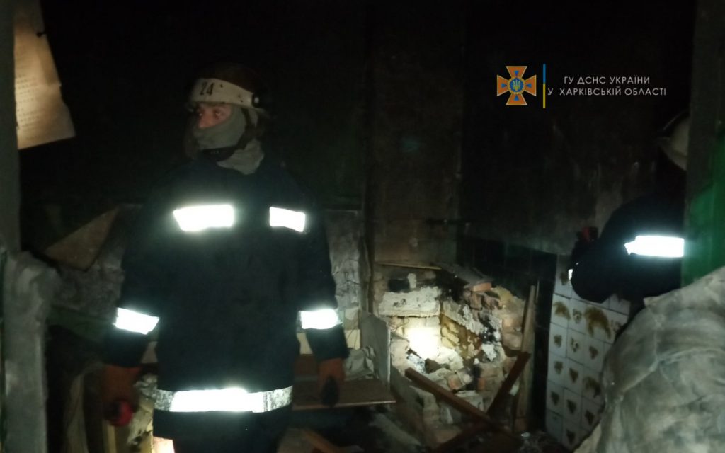 На Харьковщине загорелась заброшка