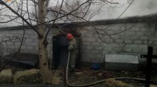 В Харьковской области из-за сена едва не сгорел дом (фото)
