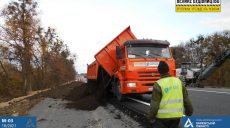 На Харьковщине продолжают ремонт дороги Киев – Харьков – Довжанский (фото)