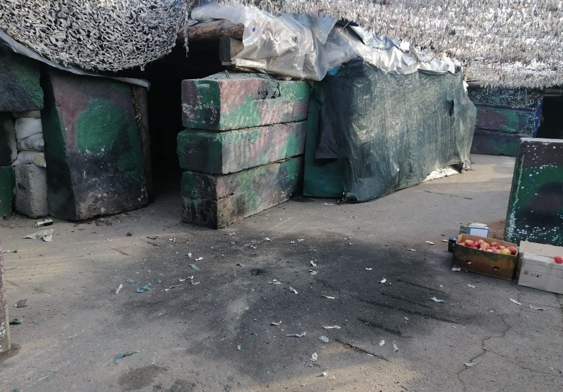 На Донбассе оккупанты обстреляли позиции украинских пограничников (фото, видео)