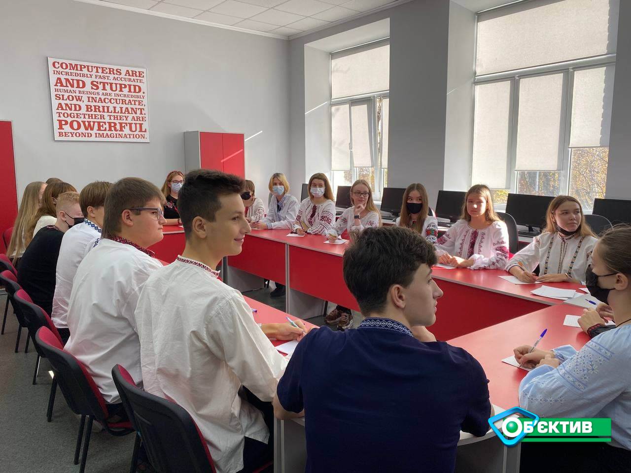Харьковские школьники пишут Радиодиктант национального единства