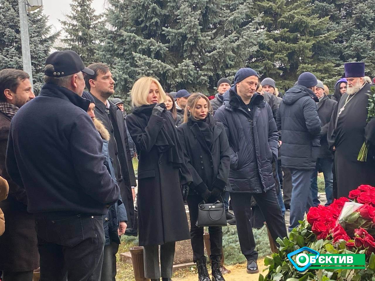 В день смерти экс-мэра Харькова Кернеса на 2-м кладбище прошла панихида