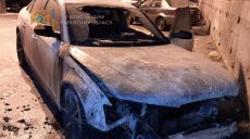 Харьковские спасатели потушили пожар в Audi (фото)