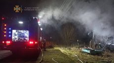 На Харьковщине произошел пожар в двухэтажном частном доме (фото)