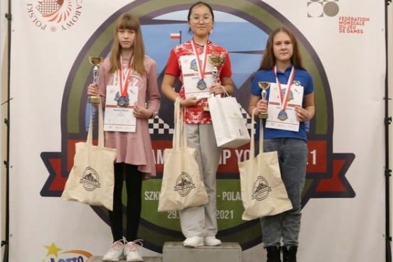 Юная харьковчанка завоевала бронзовую медаль чемпионата мира по шашкам
