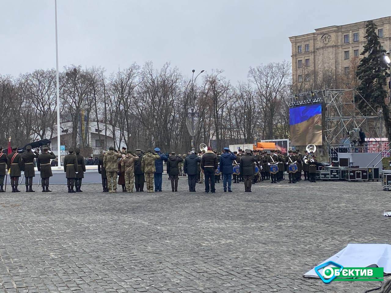 Военные готовятся к празднованию 30-летия Вооруженных сил Украины в Харькове 