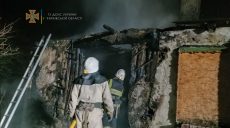 На Харьковщине сгорел частный дом (фото)