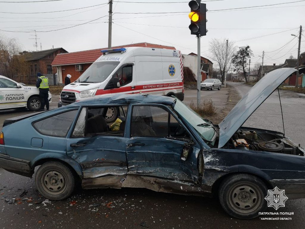 В Харькове в ДТП пострадал пассажир (фото)