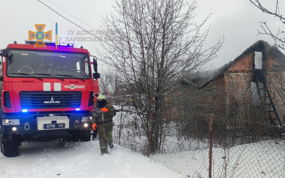 В Харькове на пожаре погиб мужчина (фото)