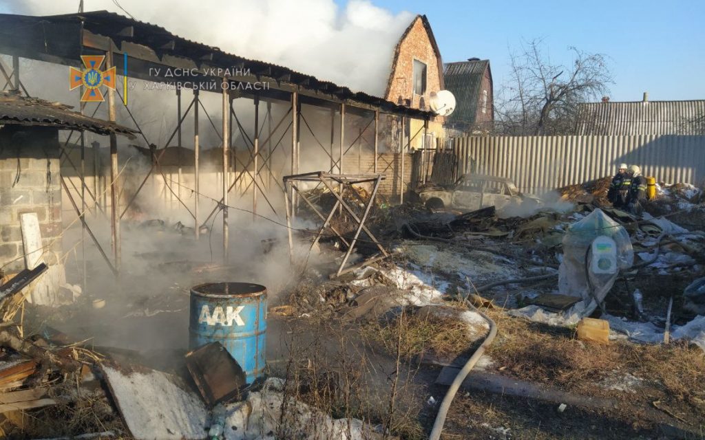 В Харькове — крупный пожар (видео, фото)