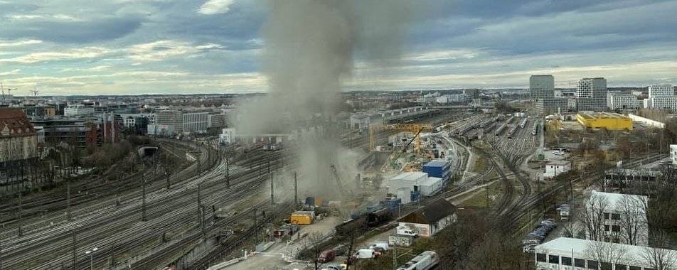Возле железнодорожного вокзала Мюнхена взорвалась авиабомба