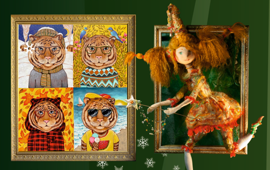 Харьковчан приглашают на семейную выставку картин и кукол «Сказочный мир»