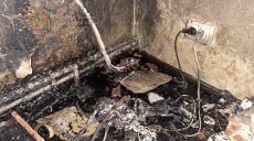 Пять человек эвакуировали во время пожара в жилом доме на Харьковщине (фото)