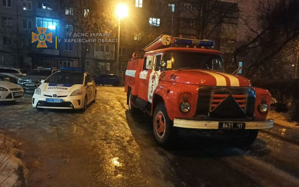 В Харькове горела пятиэтажка (фото)