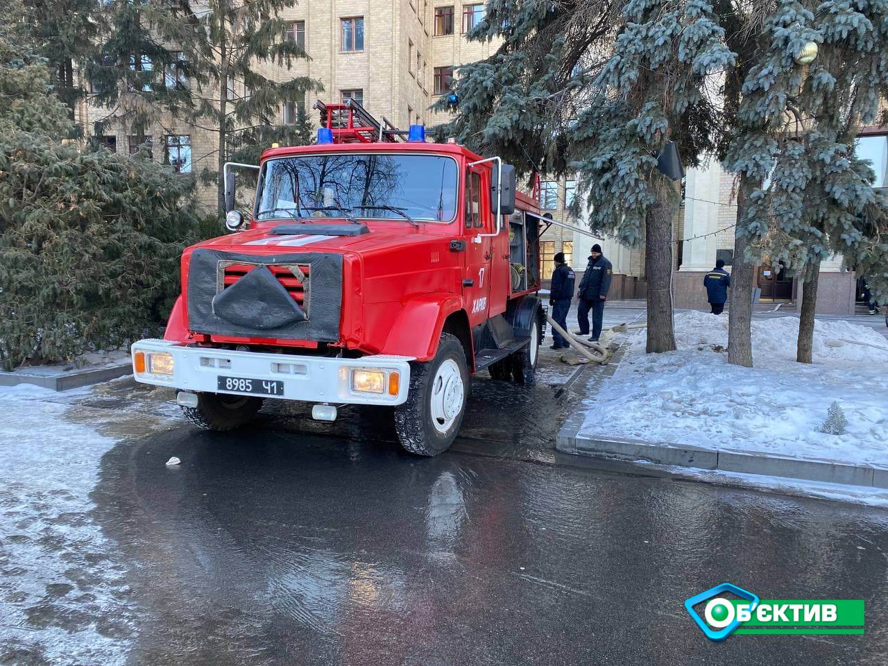 В ХНУ им Каразина произошел пожар 