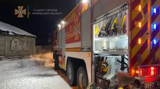 В Харькове на пожаре пострадала пенсионерка (фото)